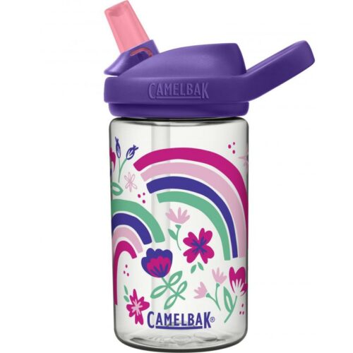 Camelbak-Drikkeflaske-Eddy+-Kids-0,4l-Rainbow-Floral-CB2472103041-Friluftsbua-1