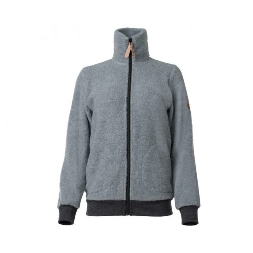 Aclima Reborn Terry Jacket W´S Light Grey Melange 108103 Friluftsbua 5