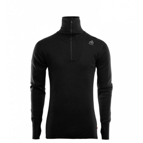 Aclima DoubleWool Polo M's Jet Black/ Marengo