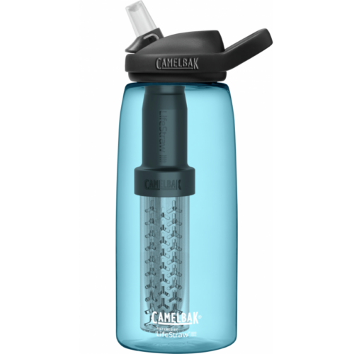 Camelbak Drikkeflaske Eddy+ Life Straw 1l True Blue CB2550401001 Friluftsbua 1