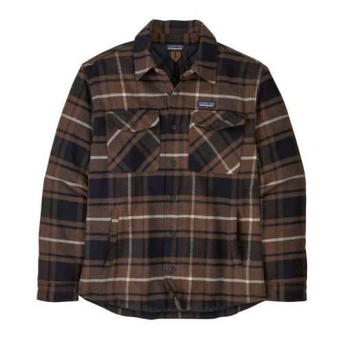 Patagonia M´S Lw Insulated Fjord Flannel Shirt Ombn Outdoor: Molasses Brown P20386 Friluftsbua 1