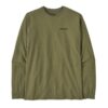 Patagonia M´S L-S P-6 Logo Responsibili-Tee Bugr Buckhorn Green P38518 Friluftsbua 1